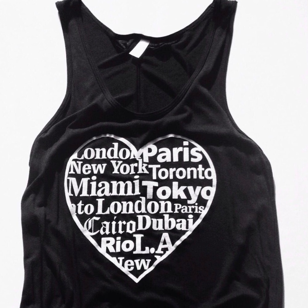 American Apparel x Millionera One Love Unisex Graphic Tank Top
